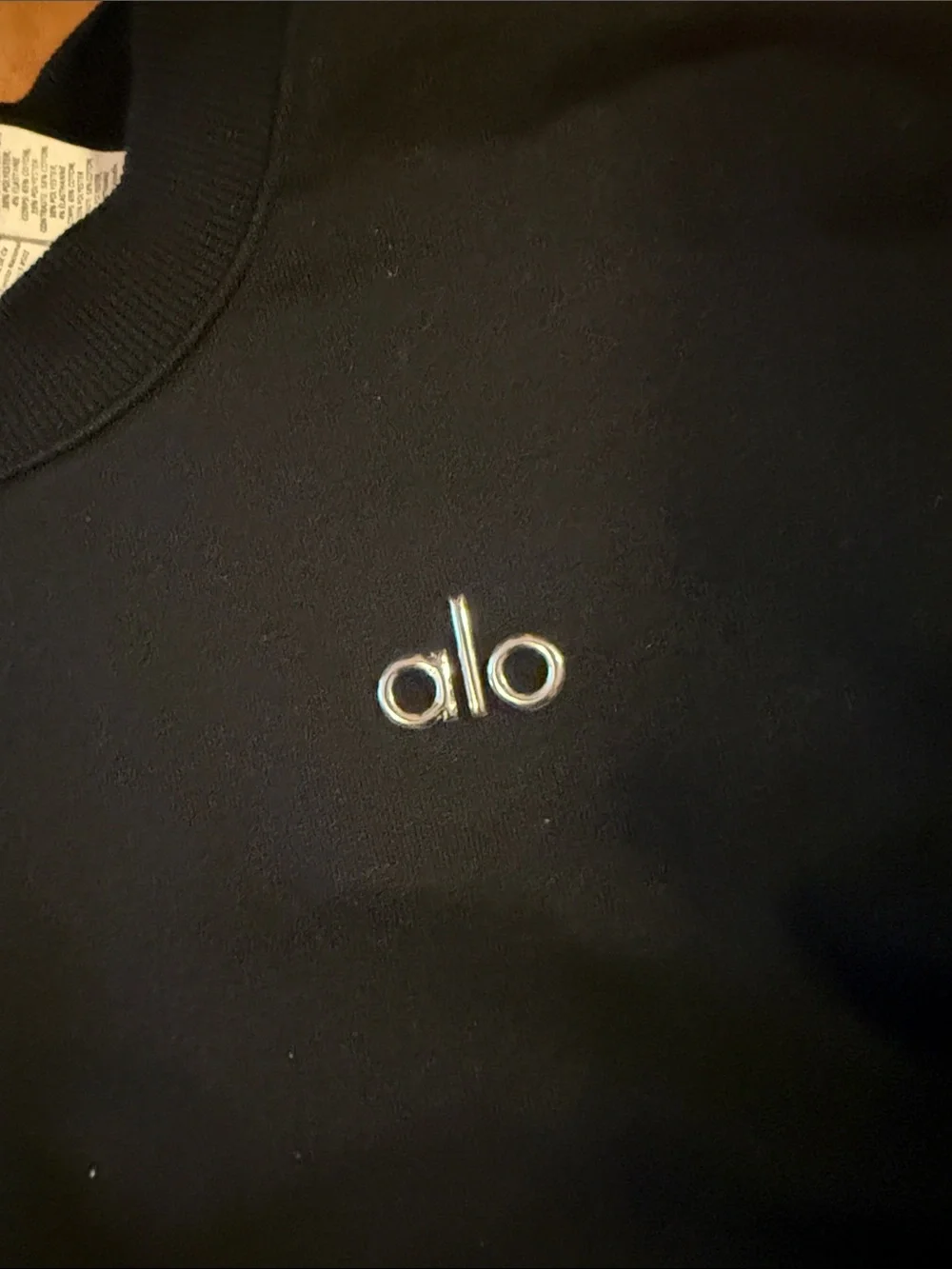 Women Black Crewneck Sweater